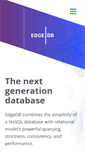 Mobile Screenshot of edgedb.com
